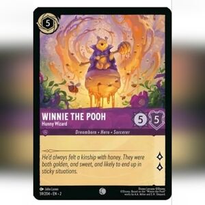 Winnie The Pooh 🔥 Winnie The Pooh 🔥 Disney Lorcana Trading Card TCG 💎 FOIL